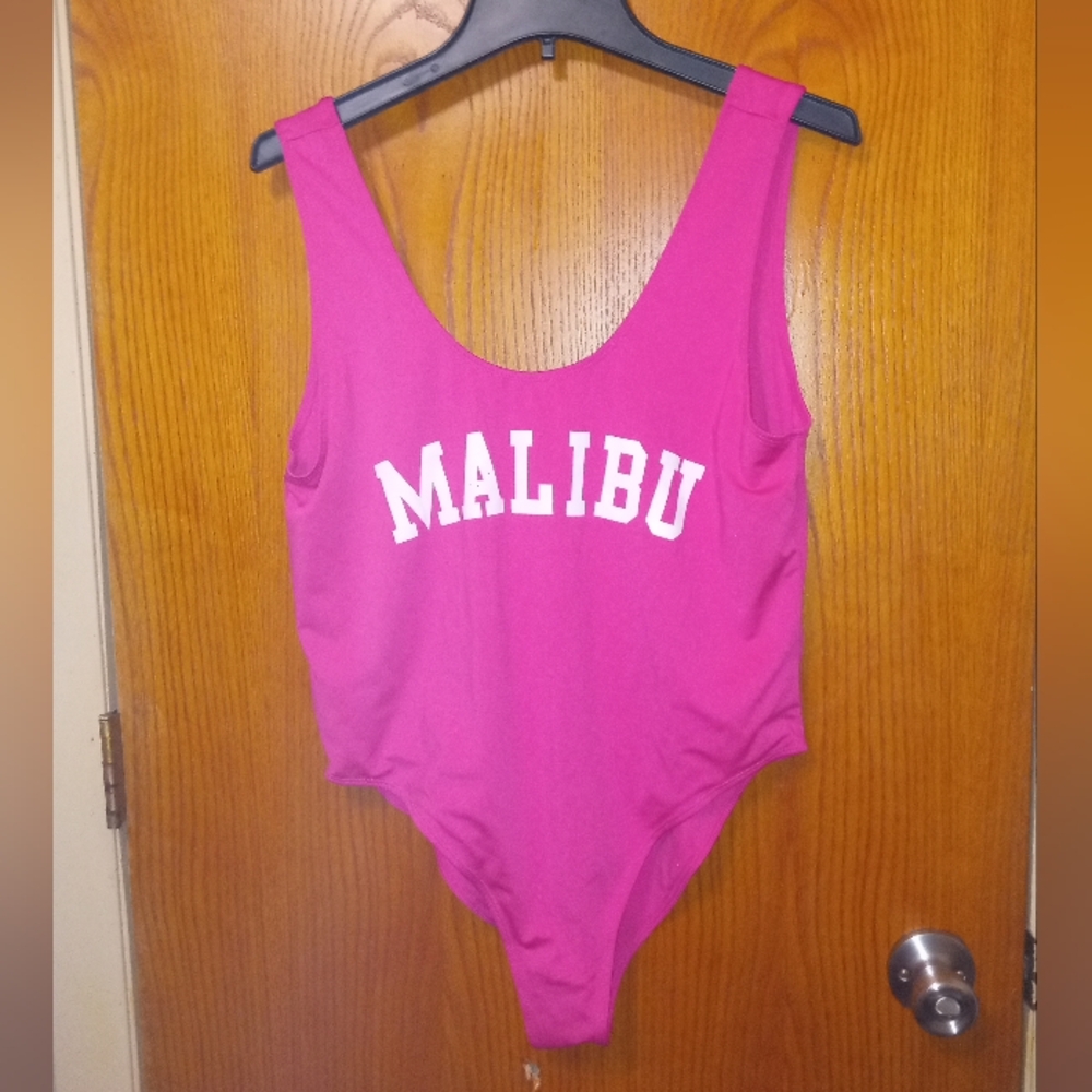 Rue21 pink Malibu bodysuit XXL